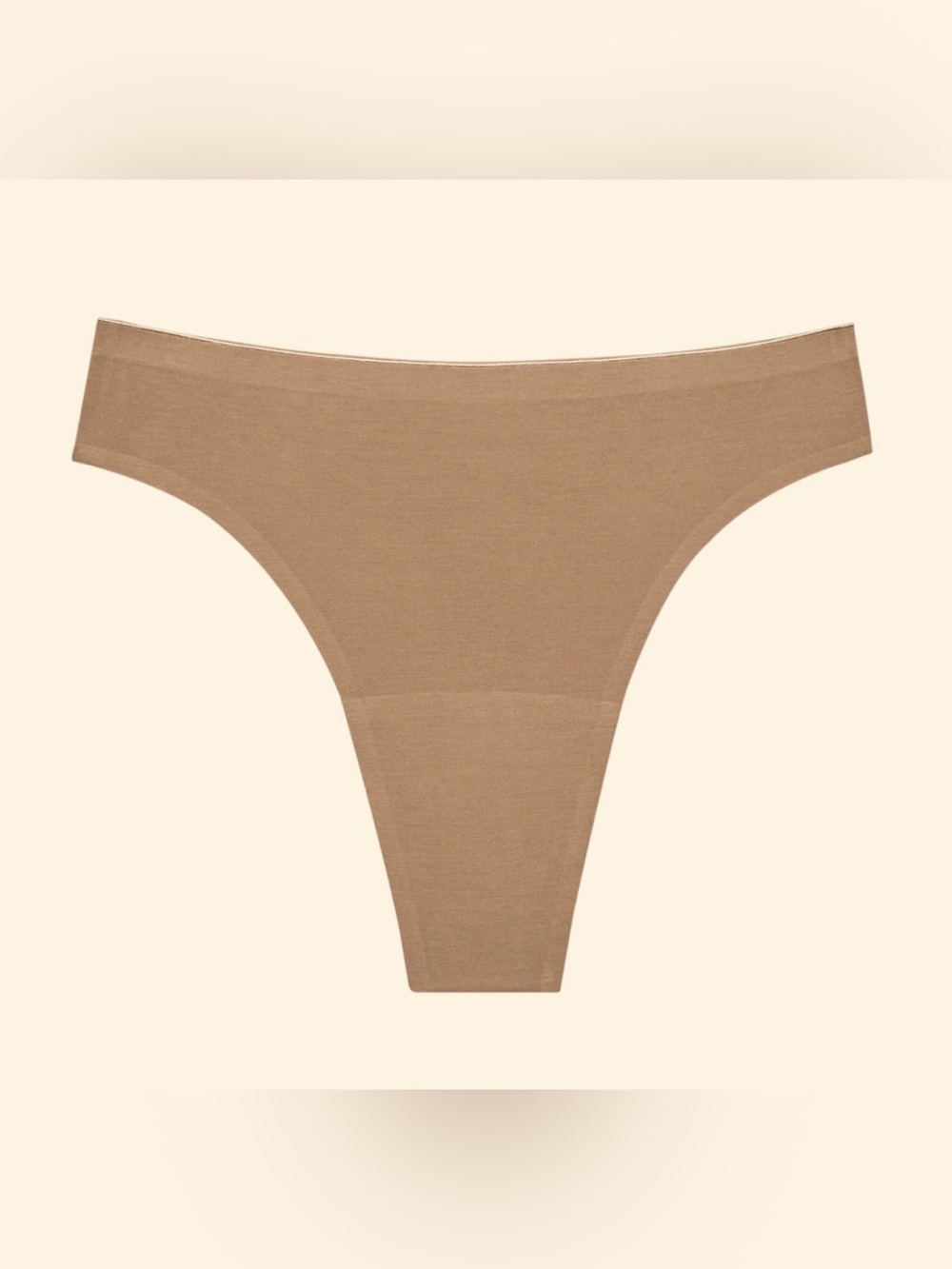 Huha Seamless Nude Thong Panty. Size S NWOT